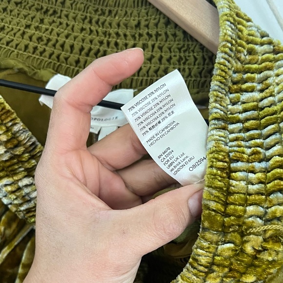 Anthropologie Gloria Velvet Joggers Size M - Picture 8 of 11